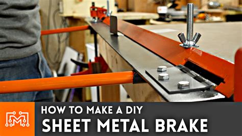 poor man's sheet metal brake|sheet metal brake making.